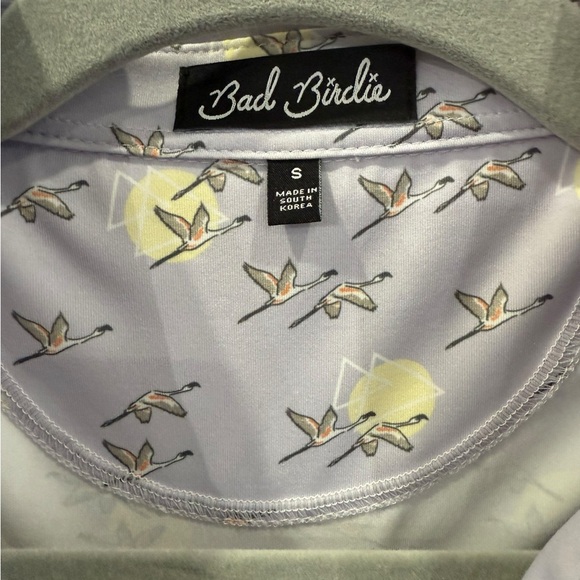 Bad Birdie Women's Sleeveless Blouse with Yellow Bird Print - Picture 2 of 7